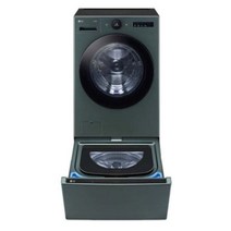LG전자 LG 트윈워시 드럼 세탁기+미니워시 FX24GNX (그린), 단품없음