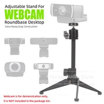 로지텍-C920 C930 C922 C 920 e Pro 데스크 웹캠 스탠드 마이크 비디오 카메라 마운트 테이블 홀더, 한개옵션0