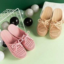 제이스토어 / 젤리 비올때 슬리퍼 여성 중년 슈즈 그물 샌들