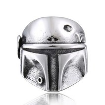 패션 스테인레스 스틸 마스크 해골 군인 반지 남성용 펑크 록 개성 있는 남자 반지 보석 선물 드롭 배송, 7_Style A