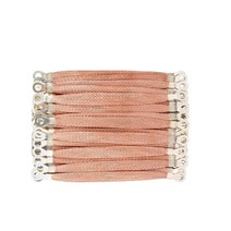 케이블 트레이 접지 포설용 구리 편조선 200mm 250mm 300mm 100개 묶음, 2.5  x 300MM