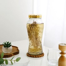 인삼주 투명 유리 병 용기 과실주 담금주 오가피 약초, 2700ml