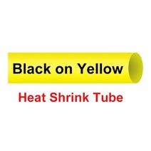 1Pcs 형제 Hse-211 621 631 641 651 241 251 열 수축 튜브 Brother P 터치 프린터, 02 Black on Yellow_05 24mm