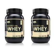 옵티멈뉴트리션 골드 스탠다드 유청 단백질 보충제, 864g, 2개