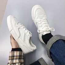 홀리바나나 남성 화이트스니커즈 가죽스니커즈 클래식 운동화 메가A219