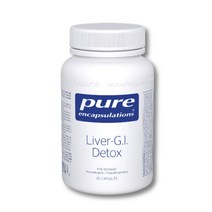 간 위장 해독 영양제 캐나다직구 퓨어인캡슐레이션 리버 지아이 디톡스 60캡슐 밀크씨슬 실리마린 강황 브로콜리 클로렐라 함유 Liver-G.I. Detox, 1병, 60 CAPSULES, 60 CAPSULES