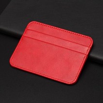 남자카드드지갑 카드지갑 얇은 pu 가죽 미니 지갑 슬림 은행 신용 카드 홀더 카드 슬롯