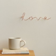 와이어 철사 레터링 벽장식 홈데코 인테리어 투룸, 01 Hello