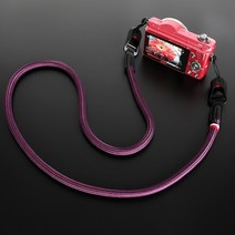 후지필름 올림푸스 파나소닉 라이카 DSLR 미러리스 카메라용 나일론 로프 슬링 다기능 퀵 릴리스 넥 숄더, 07 purple