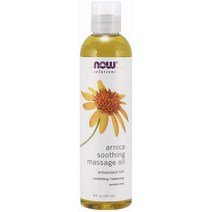 NOW Arnica Soothing Massage Oil 나우푸드 아르니카 수딩 마사지오일 237ml, 1팩