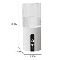 충전식자동분무기 자동분무기지능형 유도 스프레이 살균기 자동 비누 디스펜서 알코올 소독기 분무기 공기, 01 WHITE