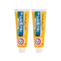 유한양행 [본사직영] 암앤해머 에나멜케어 엑스트라 화이트닝 베이킹소다 치약 121g, 2개