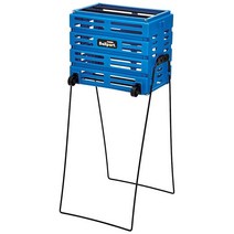 Tourna Ballport 디럭스 테니스 볼 호퍼 바퀴 포함 블루 가성비 추천 미국직구, Tourna Blue