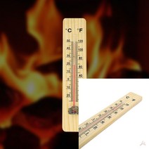 원목 온도계 화씨＋섭씨 벽걸이온도계 온도계측기 교육용기자재 사무실온도계 아날로그온도계 막대온도계 학교온도계 원목온도계 실내온도계