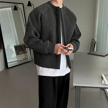 치트키 스페이스 합포 니트 가디건 점퍼
