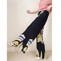 플리츠 팬츠 SZ4051 바지 블랙 얇은 주름 와이드 여름 미우새 옷 학부모 룩 30대 40대 50대 60대 70대 여자