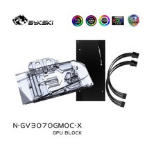 [해외]GIGABYTE GeForce RTX 30703060Ti GAMING OC PROVISIONEAGLE OC 8G GPU 카드구리 라디에이터RGB용 Bykski 워터, 블록 및 백플레이트, 빛 없이