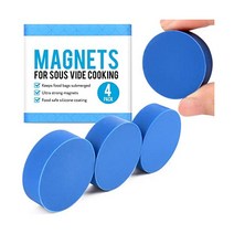 [4 pack] 수비드 Magnets to Keep Bags Submerged and In Place - Accessories Stop Floating Undercooking Gr