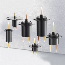 슬립링 모터 조절 전기 직경 12.4/15.5/22mm 캡슐 전도성 슬립 링 1 개 2/4/6/12/18/24CH 2A 5A 회전 무대 조명 수집, Dia.22mm 36CH 2A