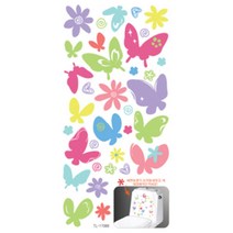 나비스티커 유아방꾸미기 데코스티커 벽장식스티커 현관 포인트 욕실 리폼 어린이집