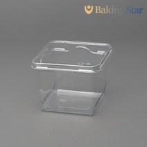 정사각 케이스 7.5cm 티라미슈용기 100개 보틀케이크 디저트포장, 티라미슈용기(c5-1)