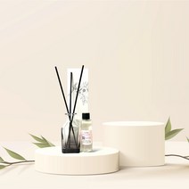 어느멋진날 디퓨저 작은정원향 사각100ml[사각공병+오일100ml+스틱5개], 투명