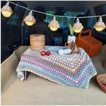 감성 라탄 가랜드 캠핑 줄 조명 무드등 스트링라이트 전구 랜턴 차박 파티 인테리어, 1개