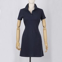 여름 카라넥 허리끈 피케이 미니 원피스 PK Dress