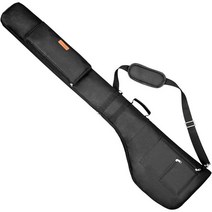 AKOZLIN Golf Carry Bag 8-10 Clubs Lightweight Foldable Travel Case with Strap Waterproof Sunday 보스턴백, Black, Black