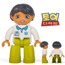 토이다락방 레고 듀플로 호환 동물 사람 공룡 피규어, 사람 18 간호사