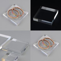 사각 스테이지 아크릴 진열대 100 귀걸이판매대 아크릴귀걸이정리대 아크릴머리띠정리대 아크릴머리띠거치대 악