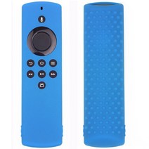 화재 TV 스틱 라이트에 대 한 실리콘 원격 제어 케이스 원격 보호 커버 케이스 Shockproof 방진 프로텍터, 05 Light blue