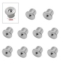 도웰 센터 포인트 로케이팅 핀 패스너 목재 마커 홀 테논 세트 단단한 10 개 6mm, 04 12mm