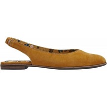 TOMS - 여성 줄리 슬링백 플랫 크기: 6 B(M) US 색상: Bckthrn Brown 스웨이드 플랫