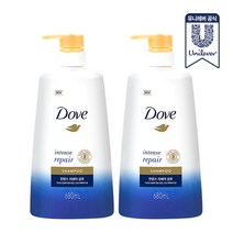 [도브] 레귤러 샴푸 680ml x 2개, 선택1:인텐스리페어 컨디셔너 660ml / 선택2:너리싱오일케어 컨디셔너 660ml, 상세 설명 참조, 상세 설명 참조