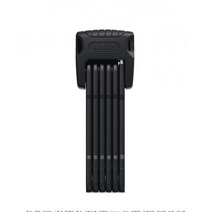 아부스 보르도 그래닛 엑스플러스 6500K SH 자전거 자물쇠 90cm, 블랙, 1개