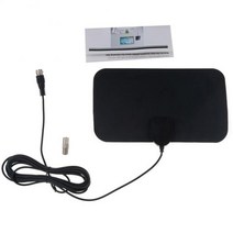 모니터 티비 컴퓨터용 usb 노트북 외장 위성 외장형 tv 수신 카드 원래 그래픽 저전력 비디오 많은 스팟블랙 hd 4k 1080p 실내 디지털 안테나 hd 안테나 dvb t2, 검은색