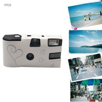 수동필름카메라 필름카메라입문 레트로 17 장 사진 35mm 일회용 필름 카메라 수동 아동 광학 어린이 선물, 한개옵션0