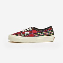 반스 어센틱 44 디엑스 (ANAHEIM FACTORY) OG PLAID RED GREEN