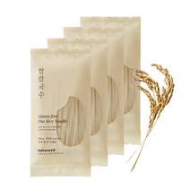 [마포식품칼국수] [네이처빌]우리쌀 97% 노밀가루 쌀국수 건면2종*4봉 (쌀소면/쌀칼국수), 쌀칼국수4