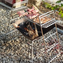 석쇠팩토리 오덕그릴 부시크래프트 캠핑오덕 직화그릴, 1개