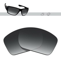 오클리 빅 타코용 Glintbay 편광 교체 선글라스 렌즈 다양한 옵션, [17] Grey Gradient