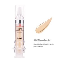 남자컨실러 내추럴커버 크리미 잡티 주근깨 기미가리기 노보 메이크업 네들 튜브 모공 여드름 다크 아이 서클 크림 방수 페이스 베이스 코스메틱 TSLM1, 하얀