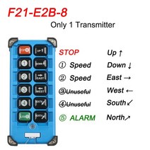 전동 호이스트 리프트 미니 소형 전동 윈치 단 1 송신기: f21-2s4se1e1be2b-8 f23-a++s f23-bb 전기 무선 스위치 산업용 라디오 원격 컨트롤러, f21-e2b-8, 연락처 또는 기본값, vhf 310-331mhz