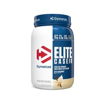 Dymatize Elite 카세인 Casein 단백질 프로틴 Protein 파우더 가루 분말 아미노산으로 느린 100% 미셀라 카제인 25g BCAA 분지사슬 아미노산 5.3g 0, 4 Pound (Pack of 1), Vanilla, 1개