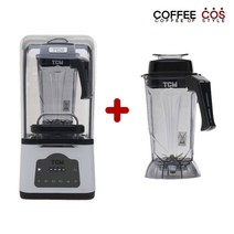 TCM 블렌더 믹서기 카페업소용 대용량 초고속 블랜더 전요볼 추가 티씨엠 2.5L, 블랙+전용볼 추가
