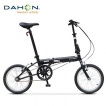 Dahon 다혼스피드 16 인치 미니 초경량 접이식 작은 바퀴 단일 속도 자전거 미니벨로 스타일 STYLE, 매트 블랙