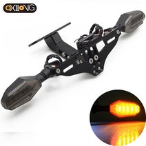 혼다 CBR500R 용 CBR 500R 2013 후면 라이센스 플레이트 테일 프레임 브래킷 회전 신호등, 10 A set with lights
