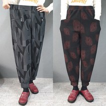 겨울바지 기모 누빔 주름 몸빼바지 깔깔이 고무바지 조거 배기 요술 항아리 엄마 할머니옷