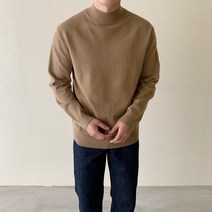 모모코 메리노울 소프트 반폴라 니트 (5color)